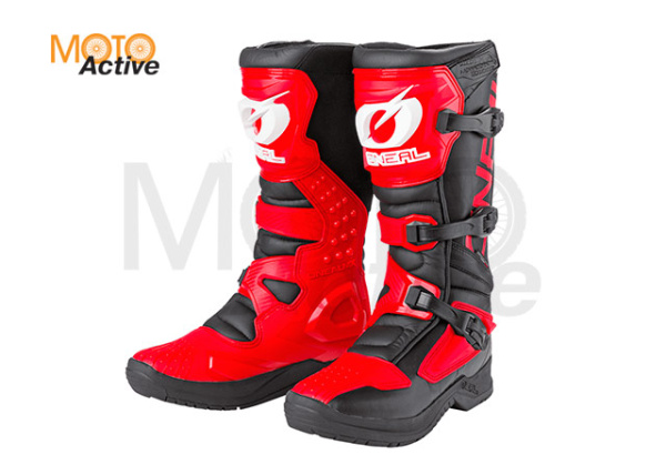 Мотоботы кроссовые O'NEAL RSX, мужские (красный/черный)